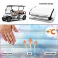 thumbnail image 6 of Uourmeti Golf Cart Seat Covers Front Pockets Universal, Compatible with Club Car Golf Cart Summer Golfcart Cushion Cover, 6 of 8