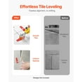 thumbnail image 4 of 1/8 inch Tile Spacer and Leveling Clip Set - 700 Count Tiling Tools for Floor and Wall Applications, 4 of 11