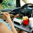 thumbnail image 5 of AMERTEER Steering Wheel Tray for Laptop & Food Car Tray for Steering Wheel Car Trays for Eating, Car Food Trays for Adults Laptop Car Desk Car Seat Travel Tray Table for Driver, 5 of 7