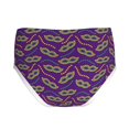 thumbnail image 2 of Pofeuu Carnival Masks and Beads Print Boy's Briefs Toddler Boys' Underwear, Organic Cotton, Comfort Briefs-XX-Small, 2 of 7