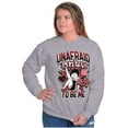 thumbnail image 5 of Kanji Betty Boop Unafraid To Be Me Women Crewneck Sweatshirt Brisco Brands L, 5 of 6