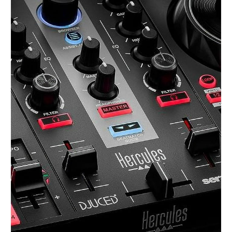 Hercules DJCONTROL INPULSE 200 MK2 2-Channel Serato Lite DJ Controller w  Case