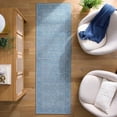 thumbnail image 3 of Better Homes & Gardens Blue Lillian Dainty Persian Runner Rug, 2'6"x7', 3 of 12