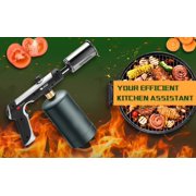 High Temp Propane Torch Gun - One-Touch Max Flame, Grill Gun with Safety Lock, Adjustable Torch Lighter for Creme Brulee, BBQ Grilling, Baking, Welding & Camping (Protane Tank Not Included)