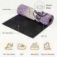 thumbnail image 6 of Entryway Rug 2'x3', Purple Flowers Kitchen Runner Rugs Non-Slip Carpet Mats, Spring Floral Dragonflies Wood Grain Bedside Rugs Runners Washable Floor Carpet for Bathroom Laundry Room, 6 of 8
