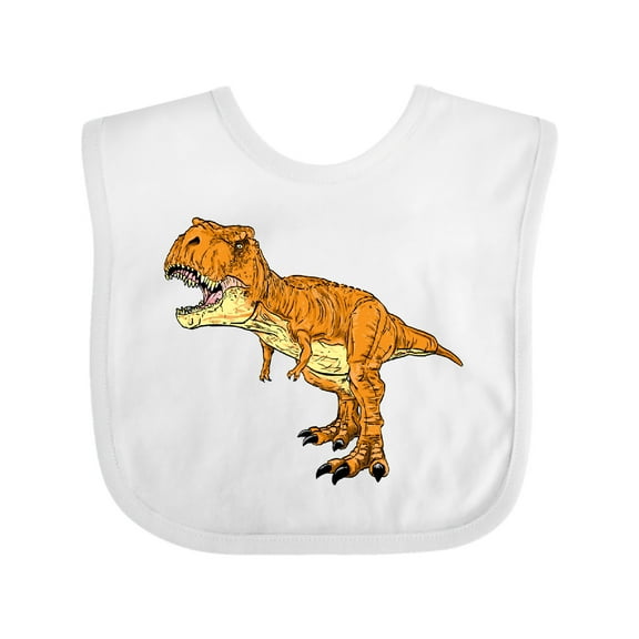Inktastic Roaring T-Rex Boys or Girls Baby Bib