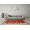 thumbnail image 3 of Ahgly Company Indoor Rectangle Oriental Orange Industrial Area Rugs, 5' x 7', 3 of 4
