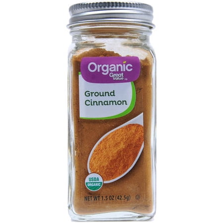 Great Value Organic Ground Cinnamon, 1.5 Oz. Bottle