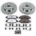 thumbnail image 3 of PowerStop Front Z36 Truck & Tow Carbon-Fiber Ceramic Brake Pad and Drilled and Slotted Rotor Kit Fits: CHEVROLET Select Models K5519-36, 3 of 9
