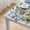 thumbnail image 5 of BANET Square Flowers Print Table Cloth With Wrinkle Resistant For Kitchen Holiday Picnic Party Dinner Room Patio Indoor Outdoor Decor 52*52, 5 of 8