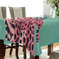 thumbnail image 5 of Yayeee Tablecloths 60" x 120" Rectangle Wrinkle Resistant Party Table Cover, Big Pink Cheetah, 5 of 8