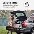 thumbnail image 4 of GAINVANE Projector Screen with Stand,Metal Telescopic Tube With Carry Bag,Grey Anti-Light 100 Inch For Home Theater Outdoor Indoor, 4 of 5