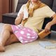thumbnail image 5 of Fotbe Pink And White Polka Dot Pantalones Cortos de Pijama para Hombre, Ropa de Dormir, Pantalones de Pijama Cortos para Hombre-Small, 5 of 6