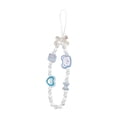 thumbnail image 1 of Bunblic Beaded Phone Lanyard Cute Bracelet Keychain Stylish Phone Chain Strap Multipurpose Decorative Key Chains Keyring Bangle Chain Transparent Bow, 1 of 8