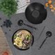 thumbnail image 4 of Juego de cuencos para ramen de 6 piezas con capacidad para 1000 ml: juego de vajilla tradicional japonesa con palillos y cuchara en color negro de alta calidad, 4 of 4