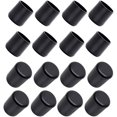thumbnail image 1 of GHSDFBB 32Pcs 3/4 Inch Black Table Chair Leg Tips Caps Anti-Slip Round Furniture Feet Pads PVC Rubber Covers Tile Floor Protectors, 1 of 7