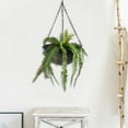 thumbnail image 4 of Hanging Flower Pot Decor Flowerpot Holder Display Hanging Planter Basket Hanging for Garden Hanging Plant Ceiling Fence Pot , Black Big, 4 of 8