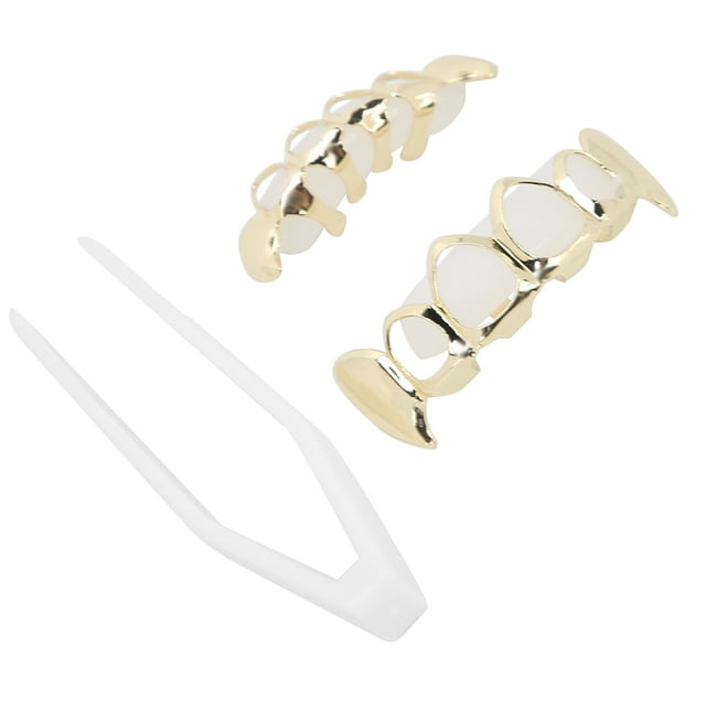 Cosplay Hip Hop Teeth, Fashionable Hip Hop Teeth For Dancing Party For Concert Gathering Gold,Silver