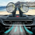 thumbnail image 4 of CEHVOM Universal Adjustabl USB Dual Fan Summer Outdoor Portable Fan For Car Home Daily Use Clearance, 4 of 8