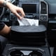 thumbnail image 5 of Caja de Pañuelos de Coche a Cuadros, Colgante de Cuero para Coche, Caja de Papel Multifuncional, Accesorios Modernos para El Interior Del Coche, 5 of 7