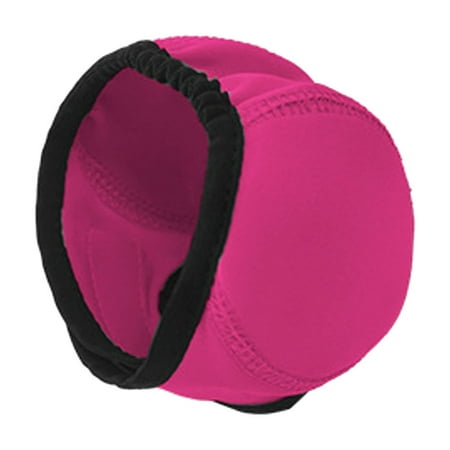 Dog Swimming Cap Adjustable Waterproof Ear Protection Hood Bathing Rainproof Head Cover for Small Medium Large Dog Puppy Water Activity Hot Pink - S