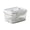B, variant on Jkung Electric Vacuum Sealed Food Container Airtight Crisper Box with Manual Pump BPA-Free Food Storage Box for Fridge Fruits Vegetables & Meat