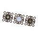 thumbnail image 3 of Juego de 3 relojes de pared con patrón de decoración musulmana, reloj decorativo con pilas, marco hueco para dormitorio, oficina, multiusos Marrón mayimx Reloj de pared, 3 of 9