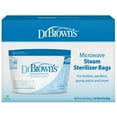 thumbnail image 1 of Bolsas esterilizadoras a vapor para microondas Dr. Brown's, paquete de 5, 1 of 9