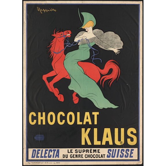 Chocolat Klaus / L. Capiello. Canvas Wall Art (20" x 30")