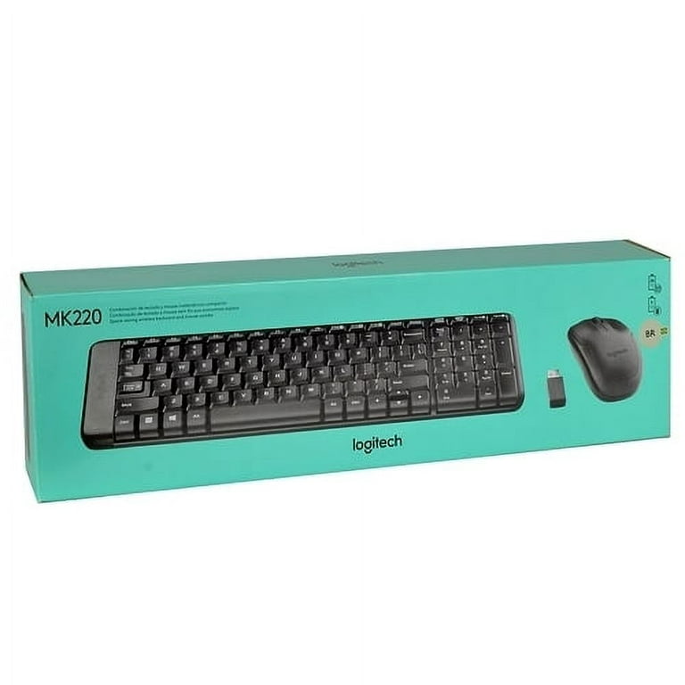 Logitech Desktop MK220 Sans-fil (AZERTY) Kits claviers/souris Logit