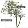 thumbnail image 5 of Artificial Eucalyptus Tree with Pot, 4/5/6FT Tall Fake Eucalyptus Plant for Indoor Outdoor, Faux Eucalyptus Tree with Lifelike Trunk and Realistic Silk Leaves for Home Office Living Room Floor Decor, 5 of 7
