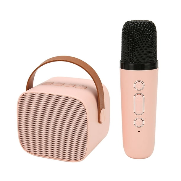 Mini Karaoke Machinefor Party,Bluetooth Speaker Microphone Set Karaoke  Bluetooth Speaker Mic Set Retro Wireless Speakerwith Microphone Top of the  Line 