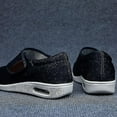 thumbnail image 4 of Zapatos cómodos y suaves de ajuste ancho, zapatos ortopédicos para caminar para personas mayores, con gancho y bucle transpirables, 4 of 5