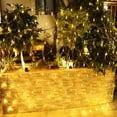 thumbnail image 6 of Net Mesh Lights,160 LEDs 6.5ft x 3.2ft Waterproof String Lights for Christmas Trees,Bushes,Holiday,Party,Outdoor Garden,Wedding Decorations(Warm White), 6 of 6