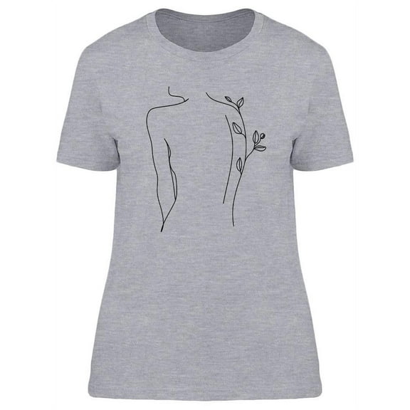 Woman Body T-Shirt Women -Image by Shutterstock, Female Medium