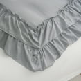 thumbnail image 6 of Move Over Gray Duvet Cover Set Ruffle Pattern Design Boho Ruffle Duvet Cover Set King Size, 6 of 8