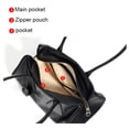 thumbnail image 4 of Genuine Cowhide Women Underarm Bag,Pebbled Leather Barrel Purse Daily Commuter Handbag, 4 of 10