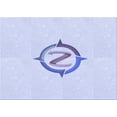 thumbnail image 1 of Ahgly Company Machine Washable Indoor Rectangle Transitional Lavender Blue Area Rugs, 4' x 6', 1 of 7