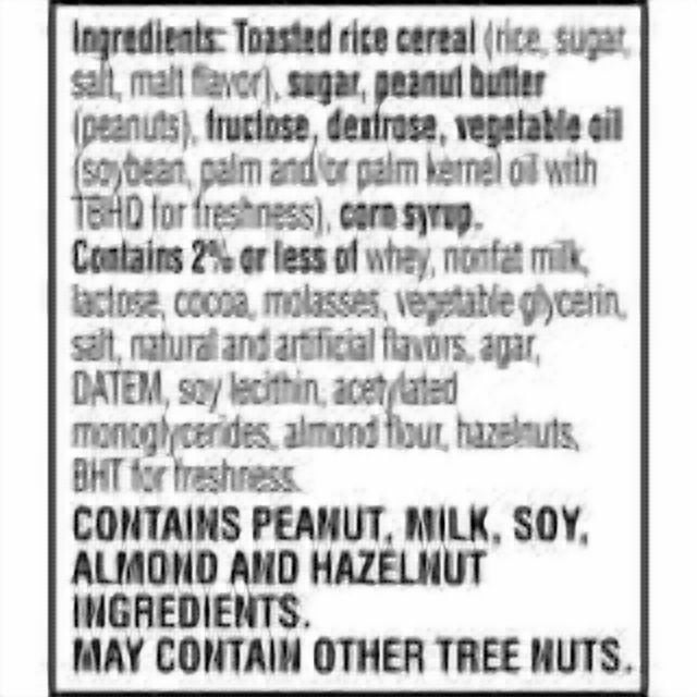 Rice Krispies Treats Chocolatey Peanut Butter Chewy Crispy Rice Squares, Kids Snacks, 10.8 oz, 14 Count  - pack of 3