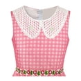 thumbnail image 4 of Girls Dress White Collar Floral Princess Birthday Sundress 5, 4 of 8