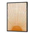 thumbnail image 2 of Designart Orange Sun Print III FLOAT FRAME WALL ART, 2 of 4