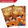 thumbnail image 4 of Garden Flag Pumpkin in Cornucopia - Decorative Autumn Welcome Garden Flags - Double Sided & Weather Resistant & Double Stitched - 18 x 12.5 Inch, 4 of 6