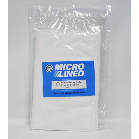 DVC Micro Lined Numatic, Henry, Hetty, Basil and James Synthetic Vacuum Bags