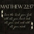 thumbnail image 2 of Greene, Taylor 26x26 White Modern Wood Framed Museum Art Print Titled - Matthew 22-37, 2 of 4