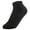 Black, variant on SPRING PARK 1 Pair Mens Womens Ankle Socks Invisible Cotton Low Cut Sports Socks
