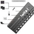 thumbnail image 3 of Mini Audio Mixer 6 8 Channel Line Mixers Stereo For Microphone Guitar Bass 8 Channel, 3 of 9