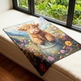 thumbnail image 4 of CaiYueKe Small Size Flannel Blanket, 39x27.6 Inch Soft Warm Nap Blanket, Print Flannel Throw for Sofa Bed Camping, Lightweight Cozy Blanket, Gift for Holiday Thanksgiving Christmas, 4 of 7