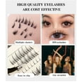 thumbnail image 4 of JINCBY Clearance,Single Cluster False Eyelashes Mixed Simulation Dense DIY Eyelashes Segmented Grafting False Eyelashes Gift for Women, 4 of 7