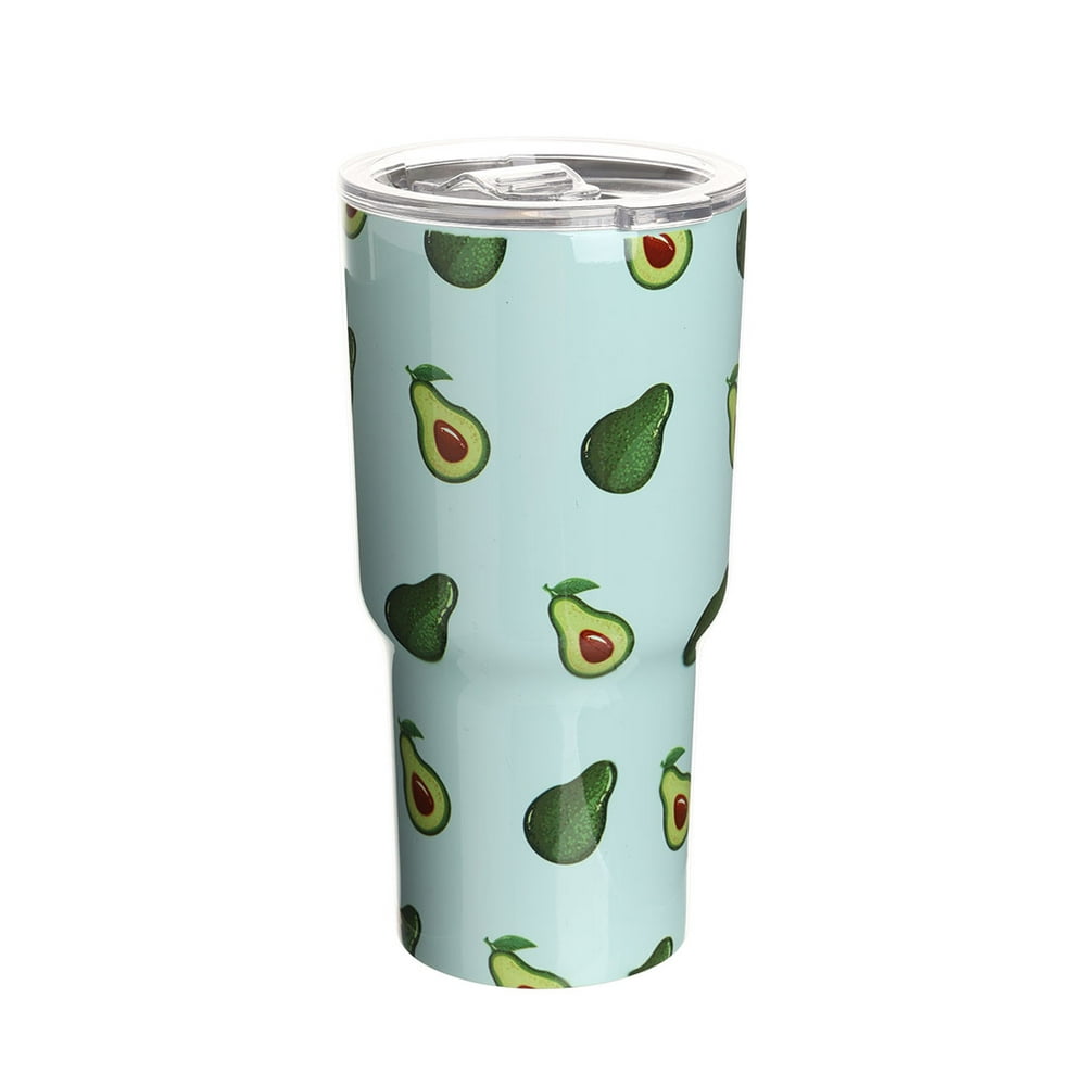 MINISO Avocado Tumbler Insulated Travel Mug 27oz Coffee Beer Cup