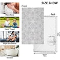 thumbnail image 2 of Coolnut 2 PCS Hand TowelsEthnic Hand-Painted Outline 16 x 28 Inch Soft Highly Absorbent Cotton Bathroom Towels for Bathroom Ktichen Travel SPA Gym, 2 of 6